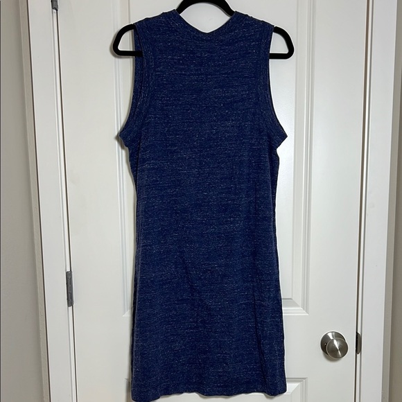 Nike Womens Blue A-Line Dress Short Sleeve Crew Neck Medium - Picture 3 of 8